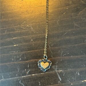 James avery gold heart necklace